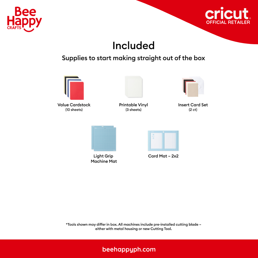 Cricut Explore 5 Essential Bundle Electronic Cutting Machine + Free Workshop