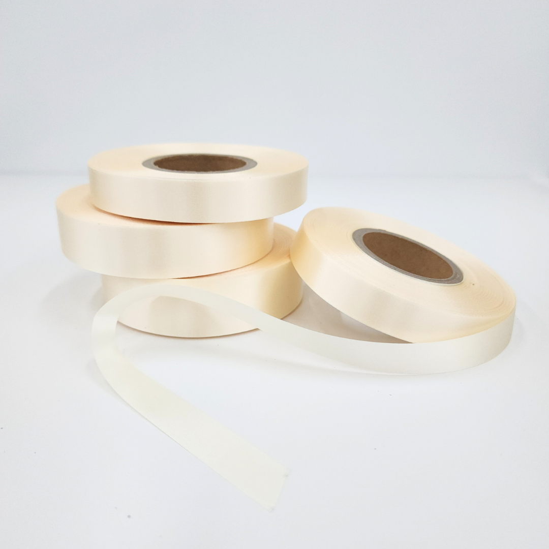 Bee Happy Premium Satin Ribbon Roll – 50 Meters (15mm / 20mm / 25mm)