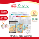 Ohuhu x Jade Summer Coloring Set 47 Alcohol Markers & Coloring Book Y30-80406-63