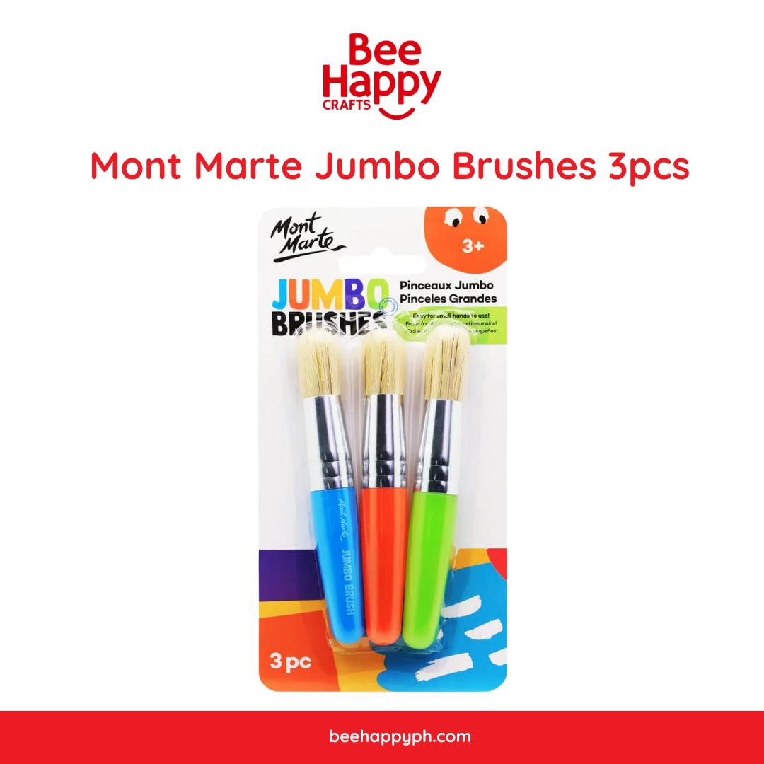 Mont Marte Jumbo Brushes 3pcs