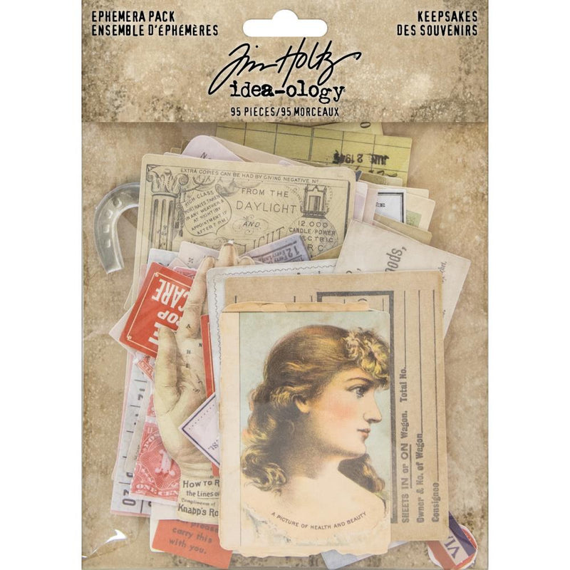 Tim Holtz Idea-Ology Ephemera Pack Keepsakes