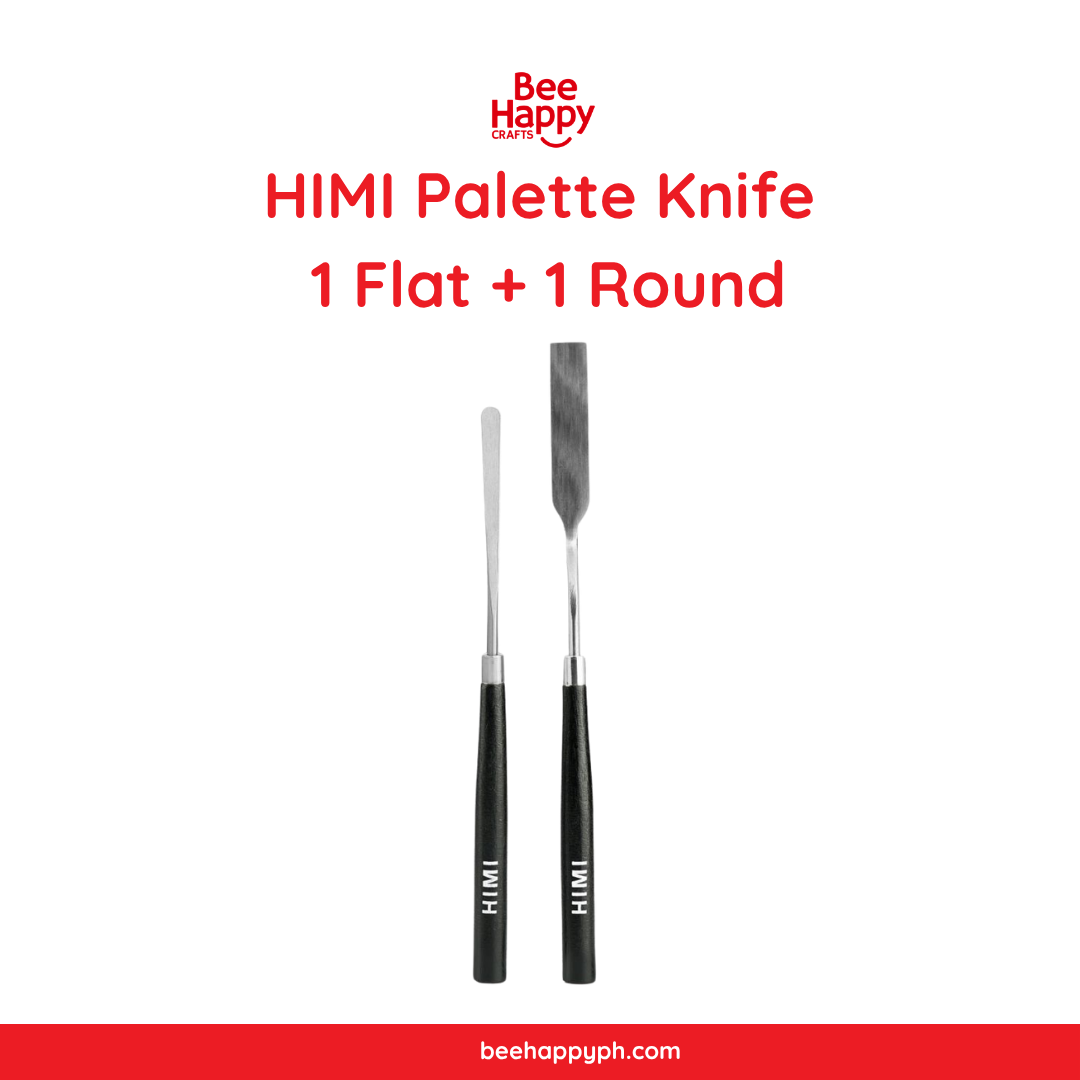 HIMI Palette Knife 1 Flat + 1 Round