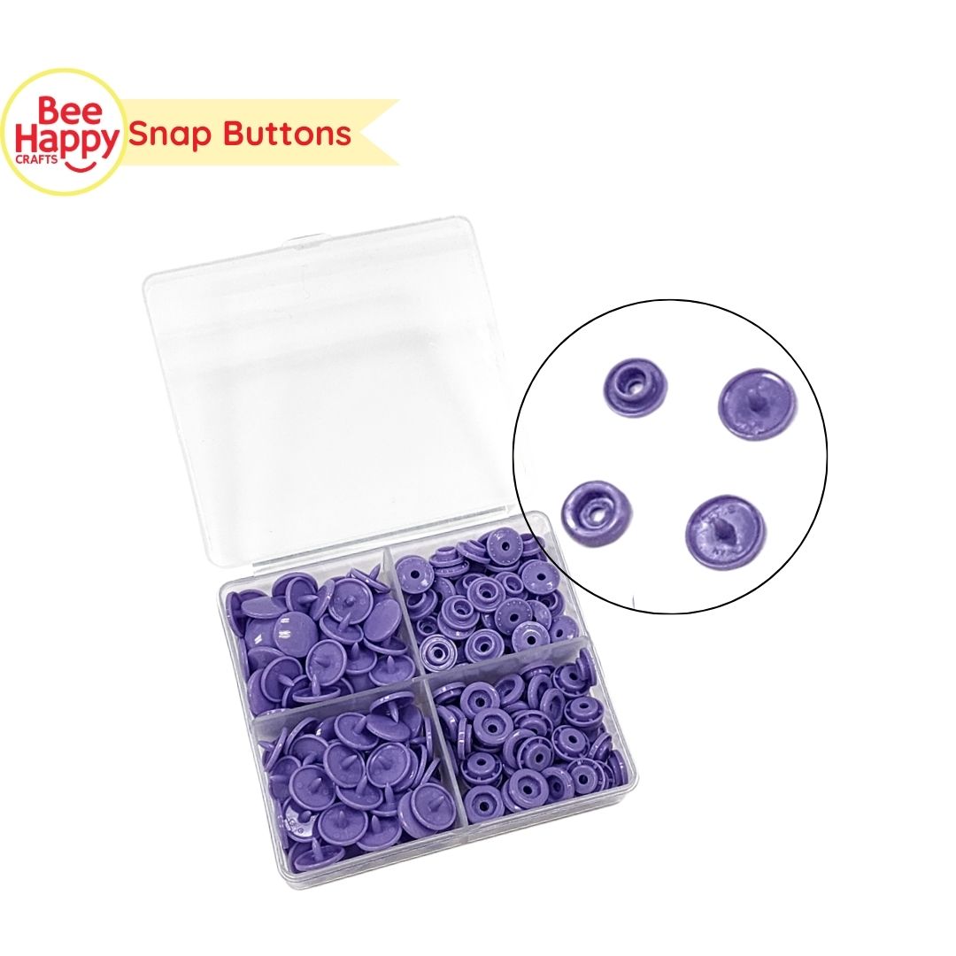 Bee Happy Snap Buttons 50 sets (200pcs)