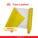 Bee Happy Thin Faux leather 33cm x 1m For Cricut, Silhouette, Sizzix and Brother
