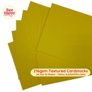 Bee Happy 216gsm Textured Cardstocks A4 Size 10 Sheets - Neutrals & Basics