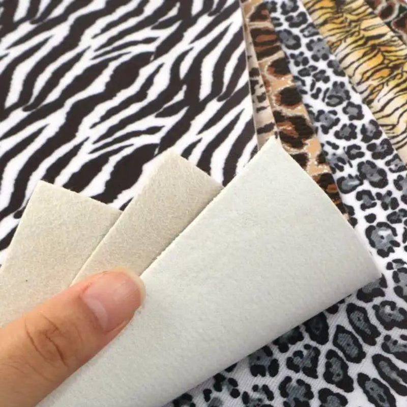 Bee Happy Faux Leather Sheets - Leopard Patterned Imitation 6pcs