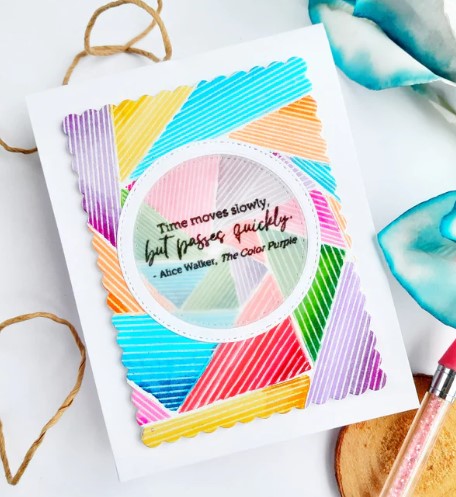 Altenew Linear Spiral Stamp Set