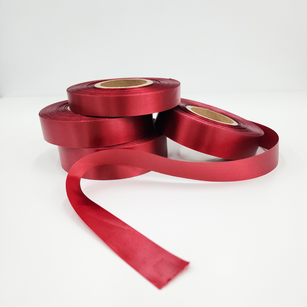 Bee Happy Premium Satin Ribbon Roll – 50 Meters (15mm / 20mm / 25mm)