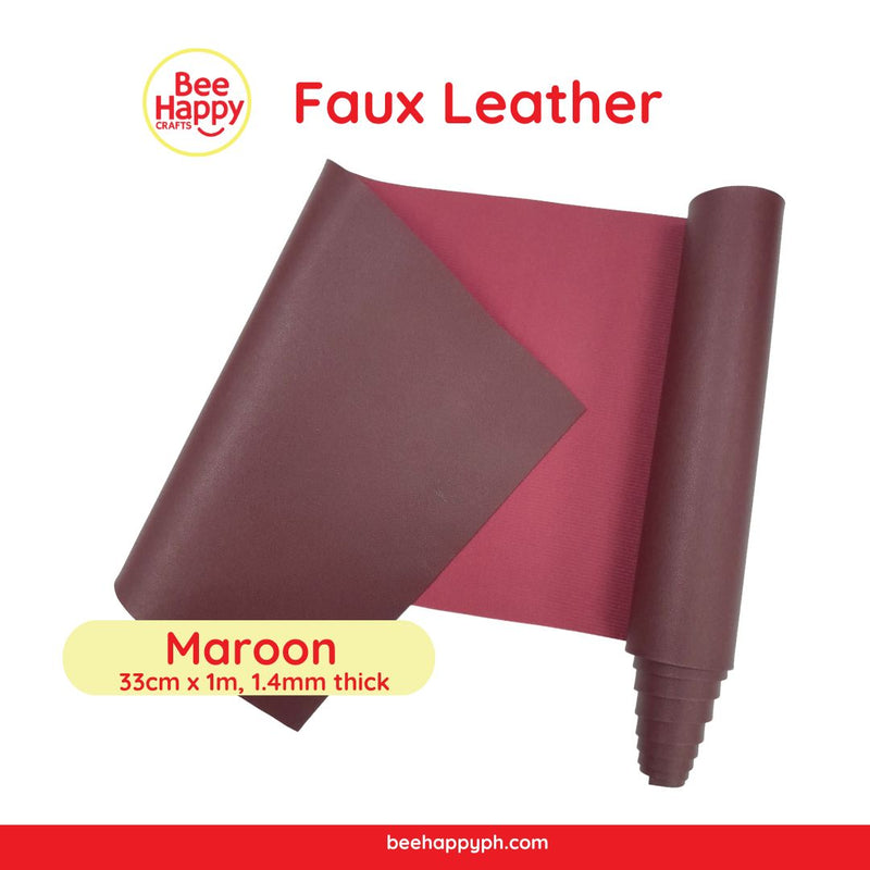 Bee Happy Thick Faux leather 33cm x 1m For Cricut, Silhouette, Sizzix and Brother