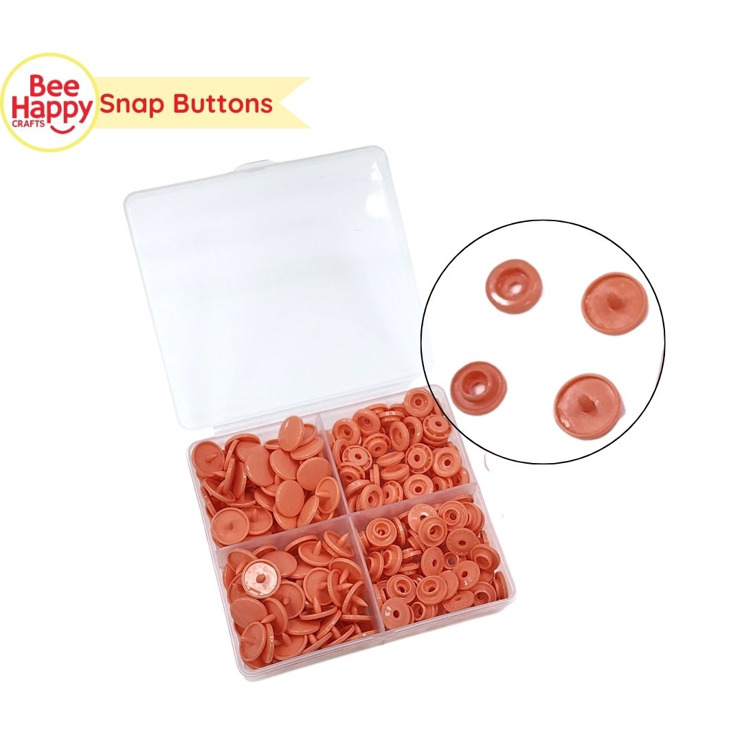 Bee Happy Snap Buttons 50 sets (200pcs)
