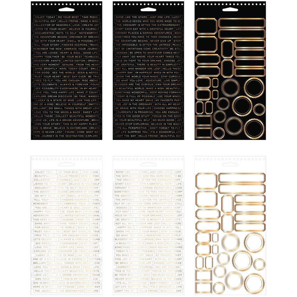 Idea-Ology Spiral Bound Sticker Book Metallic 4.5