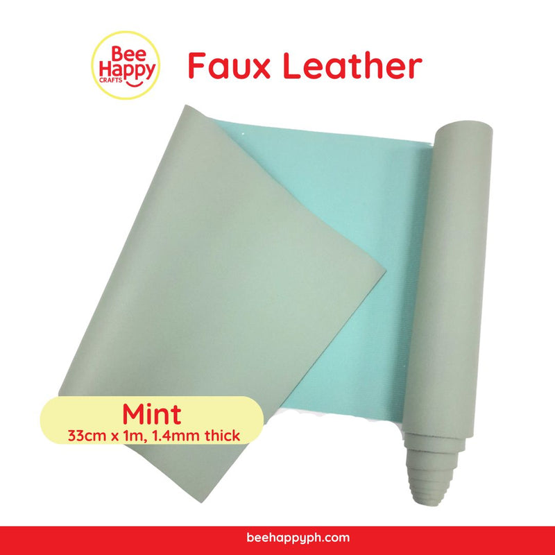 Bee Happy Thick Faux leather 33cm x 1m For Cricut, Silhouette, Sizzix and Brother