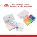 Miya Himi Bright & Pastel Jelly Gouache Paint Set 6 Colors 23ml Jelly Cup Design