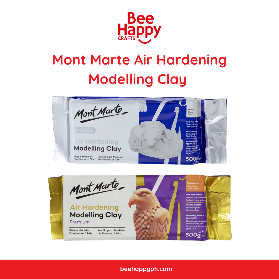 Mont Marte Air Hardening Modelling Clay Premium 500g (1.1lb)