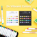 Ohuhu Nahuku Acrylic Brush Markers 24 & 48 Colors Y30-80601-46, Y30-80601-84