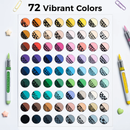 Ohuhu Nahuku Acrylic Brush Markers 24,48 & 72 Colors Y30-80601-46, Y30-80601-84,Y30-80602-14
