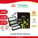 Ohuhu Nahuku Acrylic Brush Markers 24 & 48 Colors Y30-80601-46, Y30-80601-84