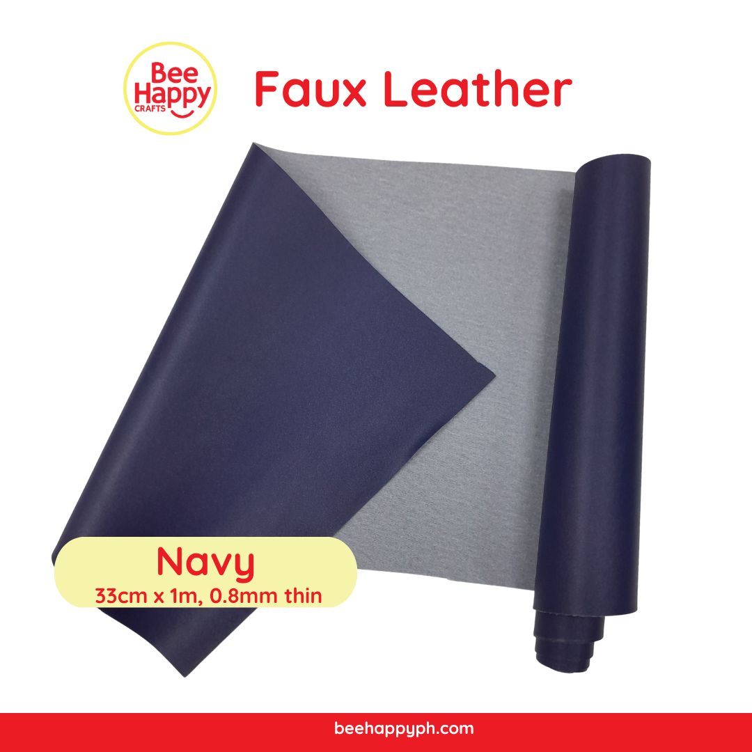 Bee Happy Thin Faux leather 33cm x 1m For Cricut, Silhouette, Sizzix and Brother