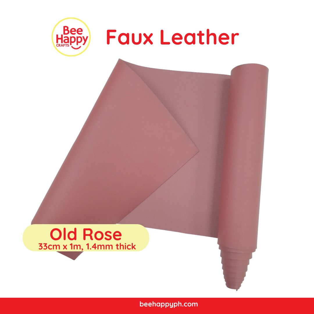 Bee Happy Thick Faux leather 33cm x 1m For Cricut, Silhouette, Sizzix and Brother