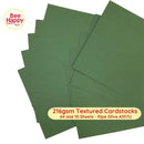 Bee Happy 216gsm Textured Cardstocks A4 Size 10 Sheets - Pastel & Dark Colors