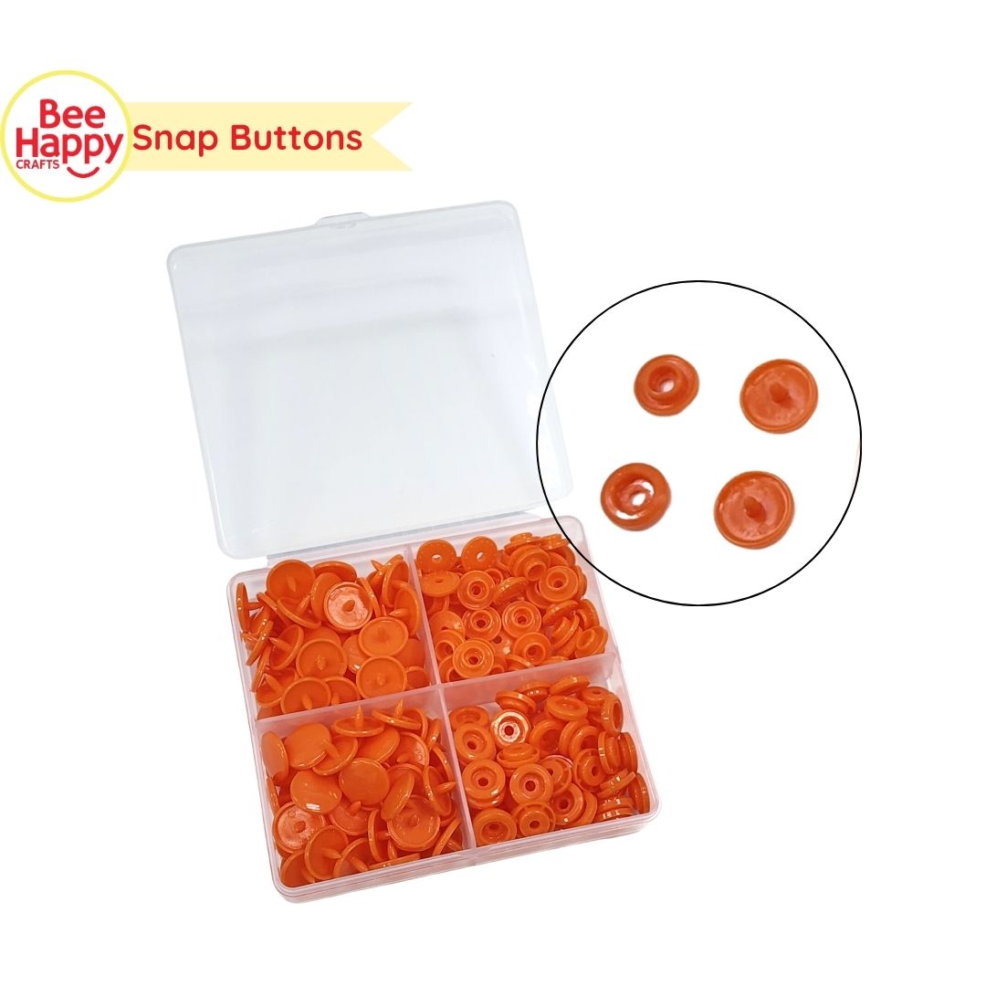 Bee Happy Snap Buttons 50 sets (200pcs)