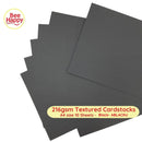 Bee Happy 216gsm Textured Cardstocks A4 Size 10 Sheets - Neutrals & Basics