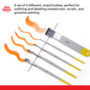 HIMI 5 Pcs Watercolour Brush Set