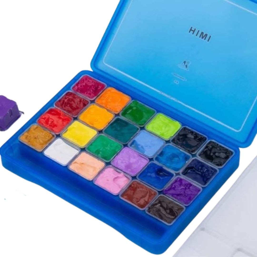 MIYA HIMI Gouache Paint Set Jelly Cup 24 Colors