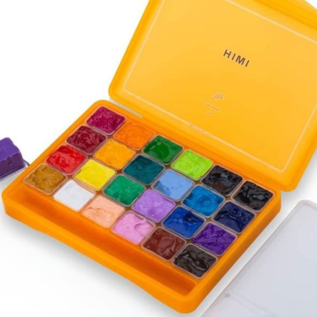 MIYA HIMI Gouache Paint Set Jelly Cup 24 Colors