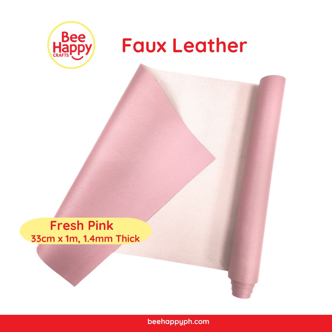 Bee Happy Thick Faux leather 33cm x 1m For Cricut, Silhouette, Sizzix and Brother