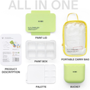 Miya Himi Travel Box Gouache Set – Holds up to 12 Colors