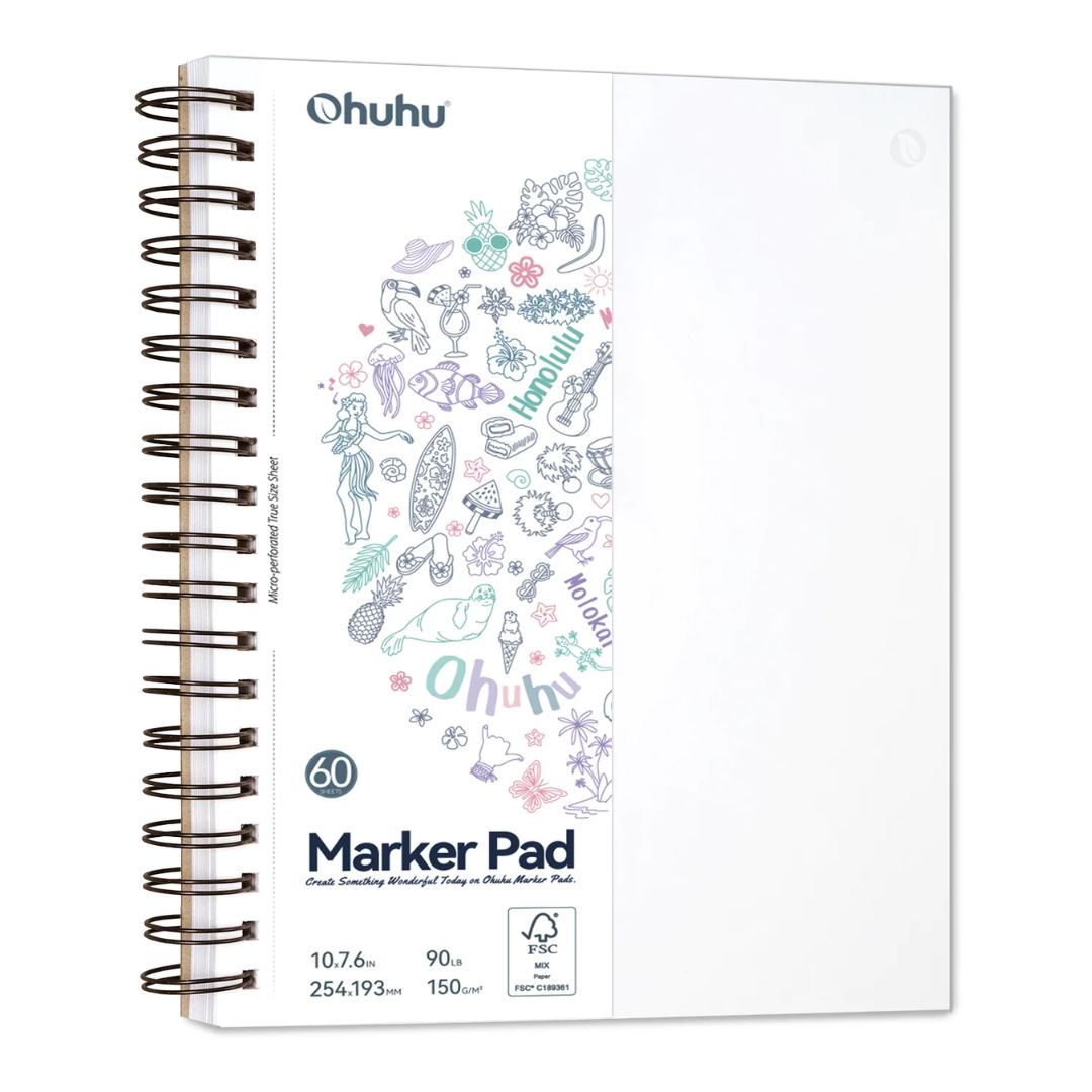 Ohuhu Bleedproof Double-Sided Marker Pad Y44-83000-43, Y44-83000-44 & Y30-83000-47