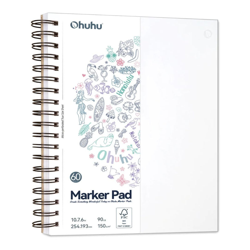 Ohuhu Bleedproof Double-Sided Marker Pad Y44-83000-44