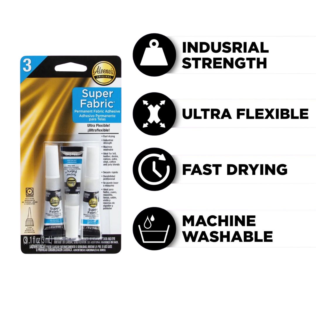 Aleene's Super Fabric Trial Adhesive 3/Pcs