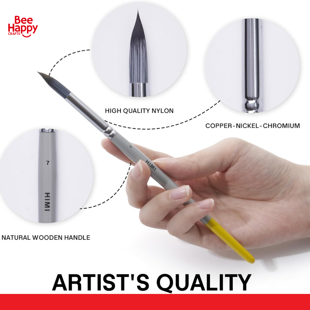 HIMI 5 Pcs Watercolour Brush Set