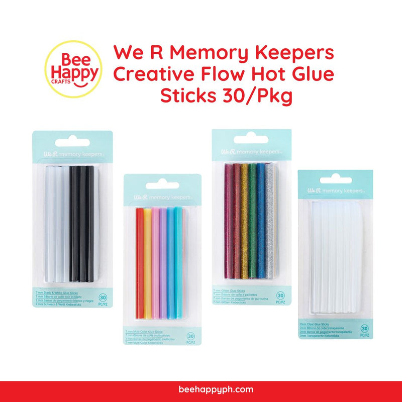Glitter Creative Flow Hot Glue Sticks by We R Memory Keepers