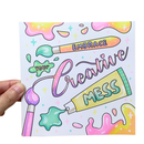 Bee Happy Coloring Pages - Printable Coloring Cards (Digital Download)