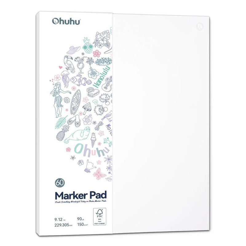 Ohuhu Bleedproof Double-Sided Marker Pad Y44-83000-44