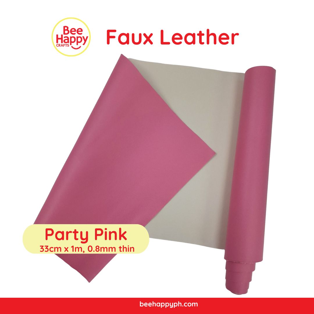 Bee Happy Thin Faux leather 33cm x 1m For Cricut, Silhouette, Sizzix and Brother