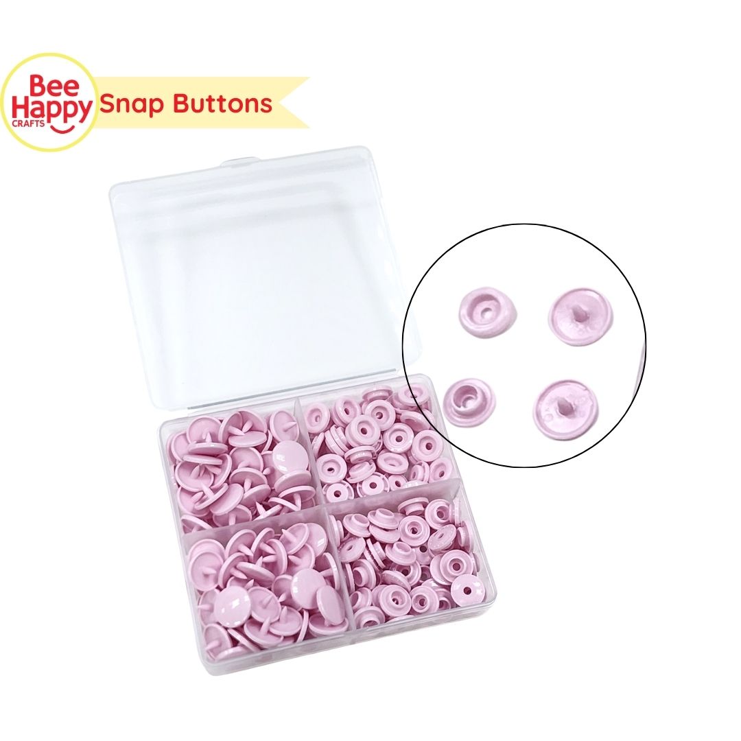 Bee Happy Snap Buttons 50 sets (200pcs)