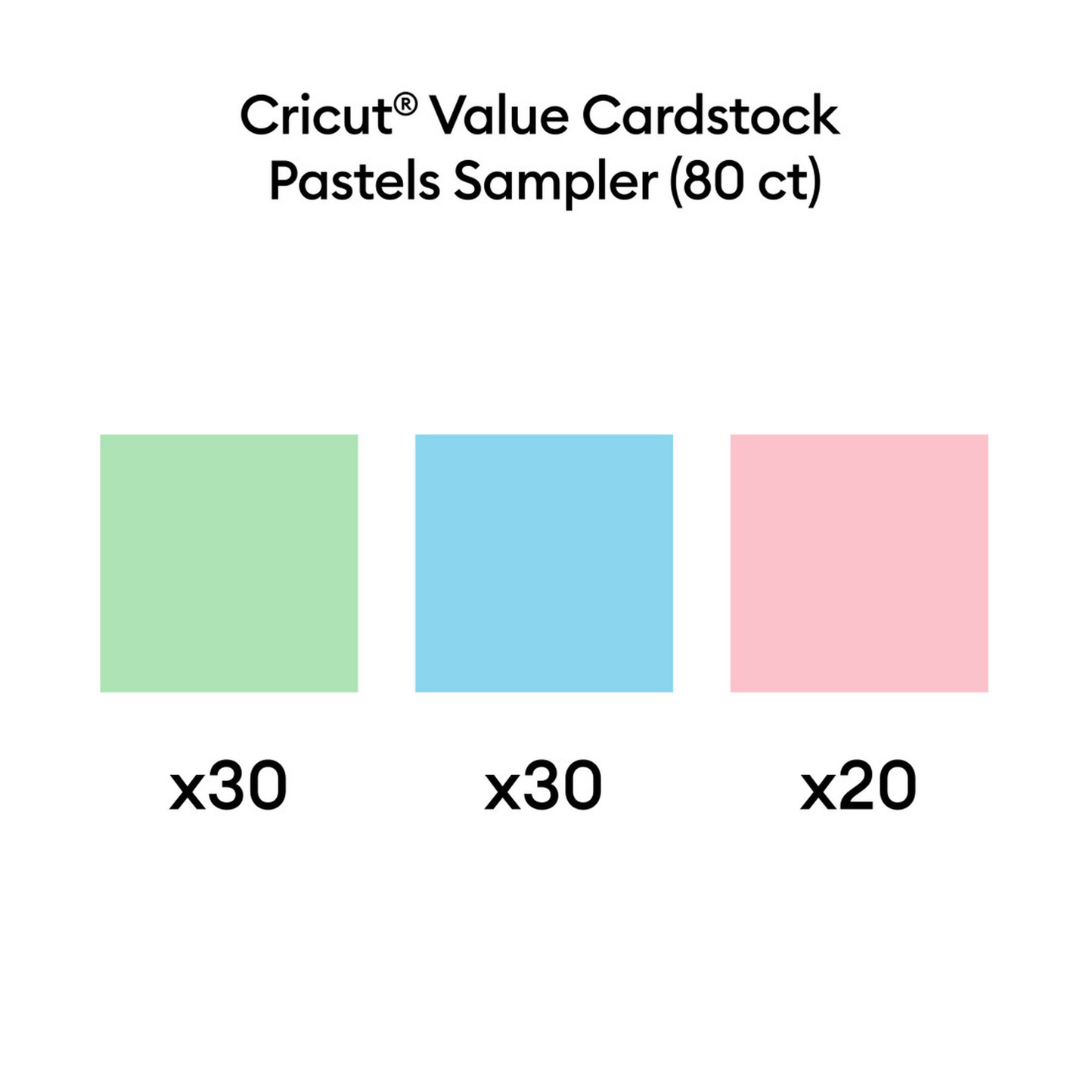 Cricut Value Cardstocks Sampler 8.5