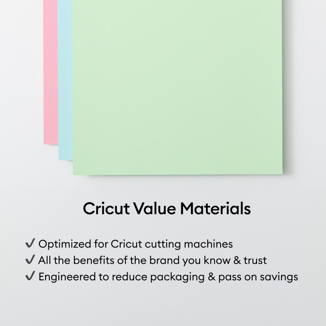 Cricut Value Cardstocks Sampler 8.5