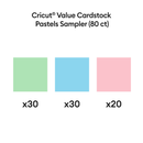 Cricut Value Cardstocks Sampler 8.5" x 11"