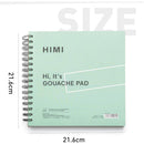Miya Himi Gouache Pad 8.5 x 8.5 50 Sheets Mix Paper Pad