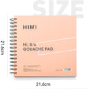 Miya Himi Gouache Pad 8.5 x 8.5 50 Sheets Mix Paper Pad