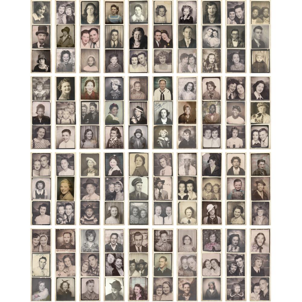 Tim Holtz Idea-Ology Photobooth Vintage Photo Strips 40/Pcs