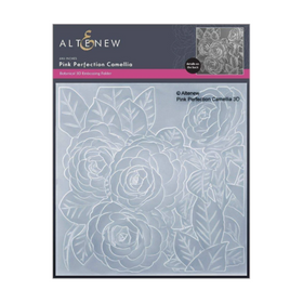 Pink Perfection Camellia 3D Embossing Folder