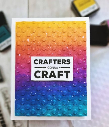 Playful Circles 3D Embossing Folder