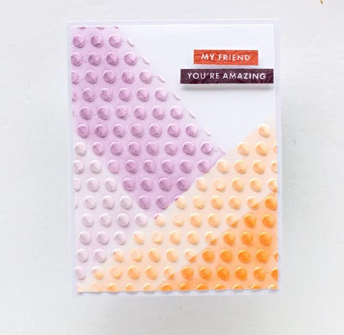 Playful Circles 3D Embossing Folder