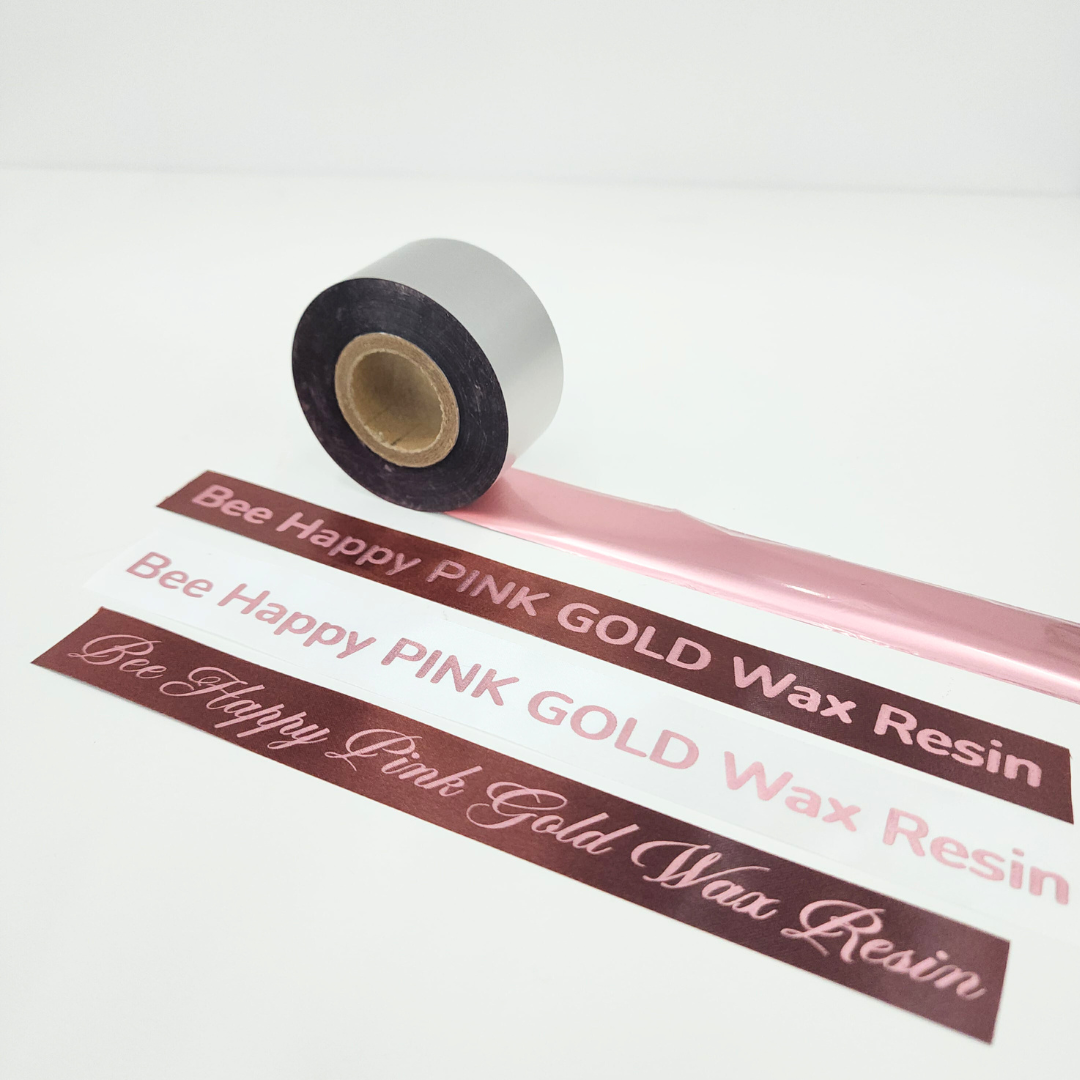 Bee Happy Wax Resin Ribbon 30mm x 200m